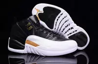 air jordan 12 hommes jordan outdoor cross-country white black gold logo